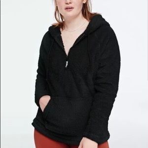 Victoria’s Secret pink half zip teddy